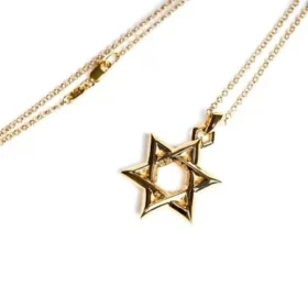22-karaats gouden Star of David-hanger