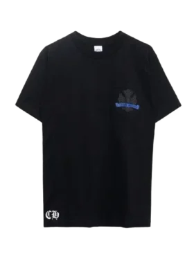 Blauw Horseshoe T-shirt Chrome Hearts