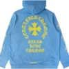 Blauwe Sanskrit Chrome Hearts-Hoodie Blauwe Sanskrit Chrome Hearts-Hoodie