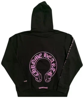 CH Roze en Zwarte Hoodie met Horse Show-logo
