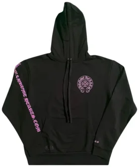 CH Roze en Zwarte Hoodie met Horse Show-logo