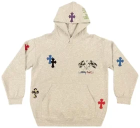 Chrome Hearts 1 of 1 Matty Boy Cross Hoodie ‘Grijs/Multicolor’