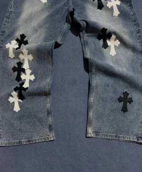 Chrome Hearts Baggy Jeans