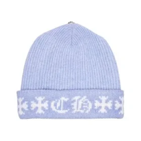 Chrome Hearts Big Daddy kasjmier muts – Blauw