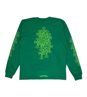 Chrome Hearts Cemetery Cross T-shirt met lange mouwen