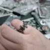 Chrome Hearts Cemetery Hoop Ring Chrome Hearts Cemetery Hoop Ring