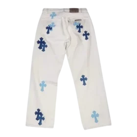 Chrome Hearts Cross Patch-Jeans