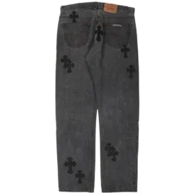 Chrome Hearts Denim Black Washed Jeans