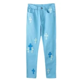 Chrome Hearts Denim lichtblauwe Jeans