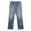 Chrome Hearts Denim Roze Damesjeans