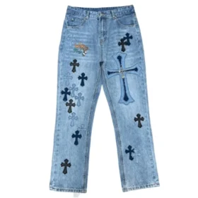 Chrome Hearts Denim Words-Jeans
