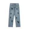 Chrome Hearts Flairny Cemetery-denim broek Chrome Hearts Flairny Cemetery-denim broek
