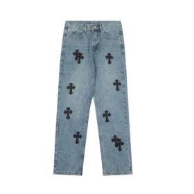 Chrome Hearts Flairny Cemetery-denim broek Chrome Hearts Flairny Cemetery-denim broek