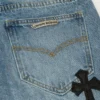 Chrome Hearts Flairny Cemetery-denim broek Chrome Hearts Flairny Cemetery-denim broek
