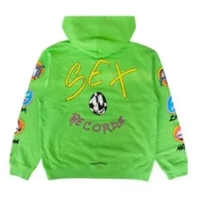 Chrome Hearts Green Matty Boy Sex Records Hoodie