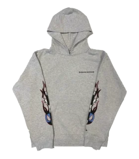 Chrome Hearts Hearts Matty Boy Brain Hoodie Grijs