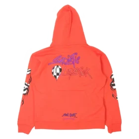 Chrome Hearts Hearts Matty Boy Brain Hoodie Rood