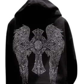 Chrome Hearts Hoodie met strass