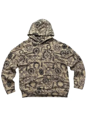 Chrome Hearts hoodie met verschillende logo’s