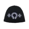 Chrome Hearts Horseshoe Skull Cap Beanie – Zwart Chrome Hearts Horseshoe Skull Cap Beanie – Zwart