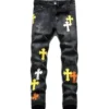 Chrome Hearts-Jeans met kruislogo