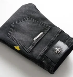 Chrome Hearts-Jeans met kruislogo