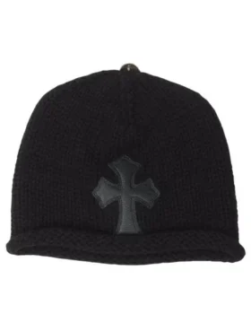 Chrome Hearts katoenen beanie met Cross Patch