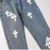 Chrome Hearts kruis Cross Patch Jeans Chrome Hearts kruis Cross Patch Jeans