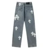 Chrome Hearts kruis Cross Patch Jeans Chrome Hearts kruis Cross Patch Jeans