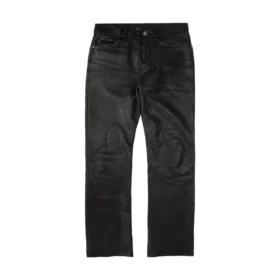 Chrome Hearts leren Fleur-kniebroek