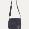 Chrome Hearts leren schoudertas met Filigree Cross Chrome Hearts leren schoudertas met Filigree Cross