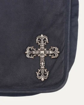 Chrome Hearts leren schoudertas met Filigree Cross