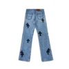 Chrome Hearts Levi’s Cross Patch-Jeans – Blauw Chrome Hearts Levi’s Cross Patch-Jeans – Blauw
