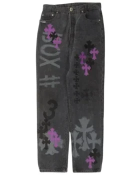 Chrome Hearts Levi’s Cross Patch Stencil-Jeans