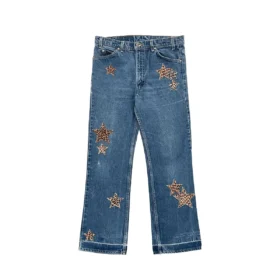 Chrome Hearts Levi’s Star Patch Jeans – Blauw