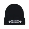 Chrome Hearts Logo Beanie – Zwart