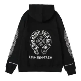 Chrome Hearts Los Angeles Zip-Up Hoodie Zwart