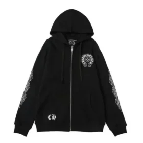 Chrome Hearts Los Angeles Zip-Up Hoodie Zwart