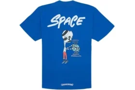 Chrome Hearts Matty Boy Space T-shirt – Blauw Chrome Hearts Matty Boy Space T-shirt – Blauw