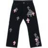 Chrome Hearts Multi Color Cross Jeans Chrome Hearts Multi Color Cross Jeans