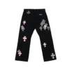 Chrome Hearts Multi Color Cross Jeans Chrome Hearts Multi Color Cross Jeans