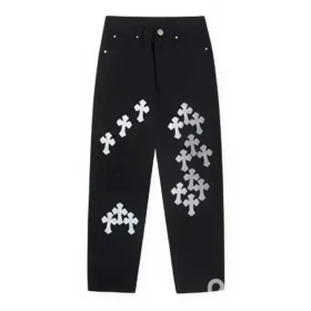 Chrome Hearts Multi Cross Patch-Jeans