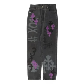 Chrome Hearts Online Exclusive Levi’s Cross Patch Jeans