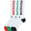 Chrome Hearts rode, groene en zwarte sokken Chrome Hearts rode, groene en zwarte sokken