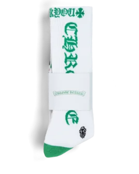 Chrome Hearts rode, groene en zwarte sokken Chrome Hearts rode, groene en zwarte sokken