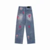Chrome Hearts roze Jeans met kruislogo Chrome Hearts roze Jeans met kruislogo