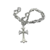 Chrome Hearts-stijl ketting, verzilverd Chrome Hearts-stijl ketting, verzilverd