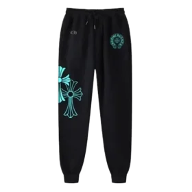 Chrome Hearts Sweatpants Blue Triple Cross Chrome Hearts Sweatpants Blue Triple Cross