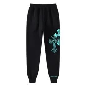 Chrome Hearts Sweatpants Blue Triple Cross Chrome Hearts Sweatpants Blue Triple Cross