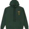 Chrome Hearts T-bar Hoodie groen/goud Chrome Hearts T-bar Hoodie groen/goud
